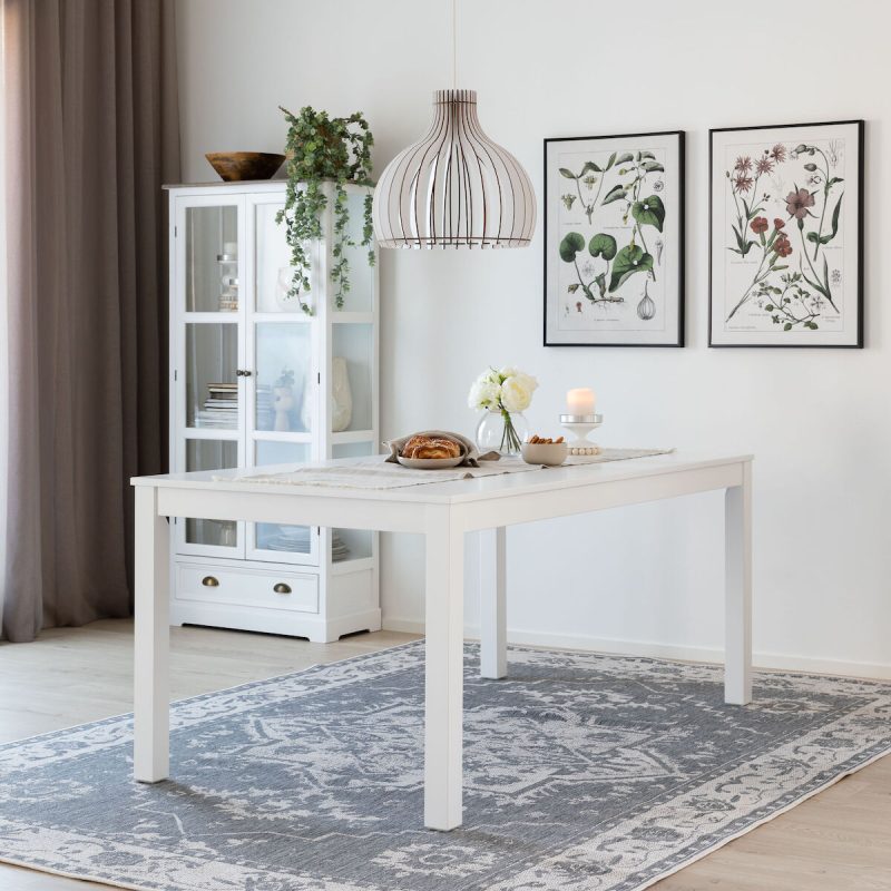 Moona ruokapöytä 90x170 valkoinen