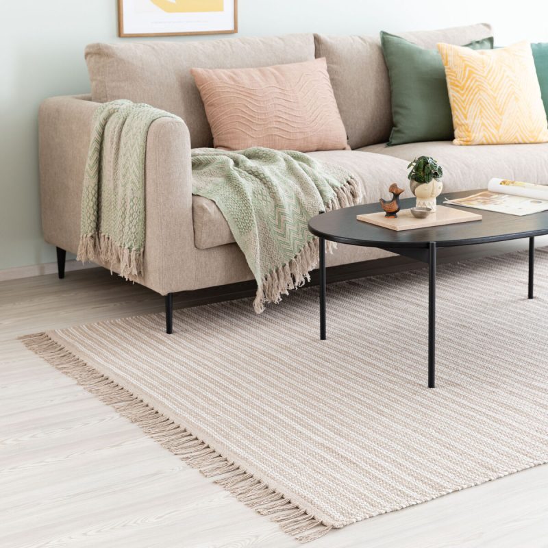 Poukama puuvillamatto 80x200 cm beige