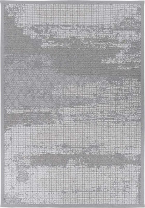 Narma Nehatu kaksipuolinen puuvillamatto hopea 200x300 cm