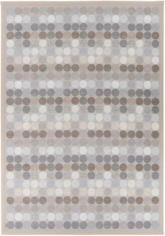 Narma Pallika kaksipuolinen puuvillamatto beige 80x250 cm