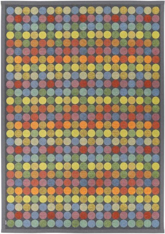 Narma Pallika kaksipuolinen puuvillamatto värikäs 70x140 cm