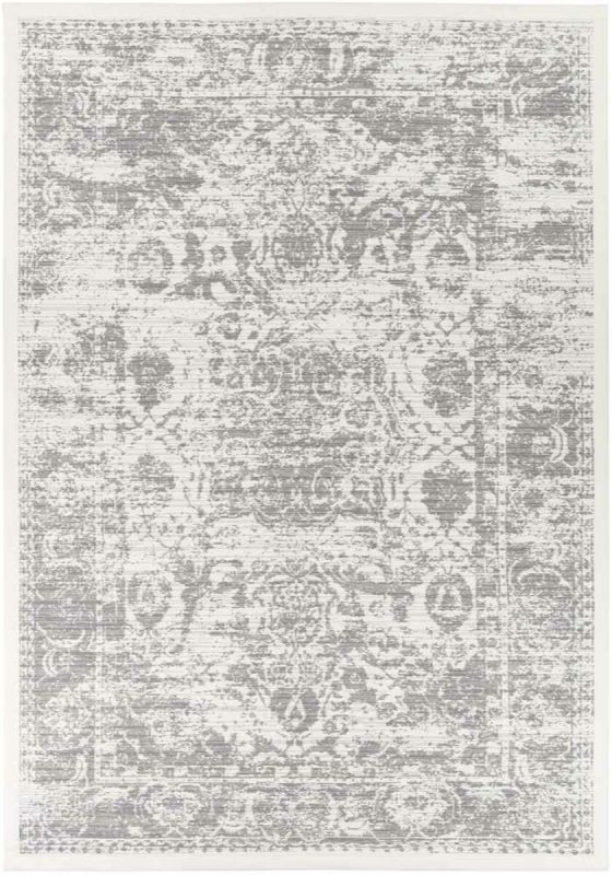 Narma Palmse kaksipuolinen puuvillamatto valkoinen 160x230 cm