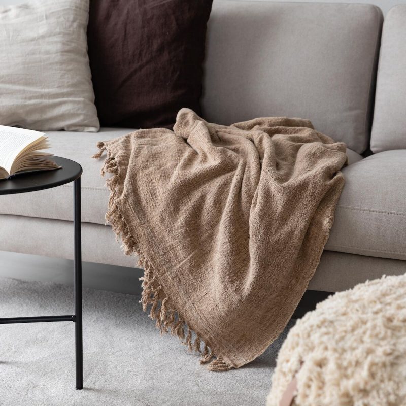 Sammal torkkupeitto 130x170 cm beige