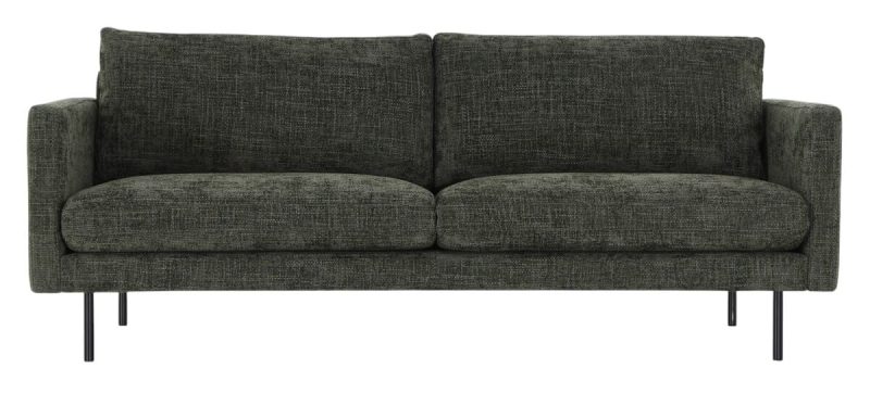 Scandic Copenhagen 3-istuttava sohva tummanvihreä Renegade 162