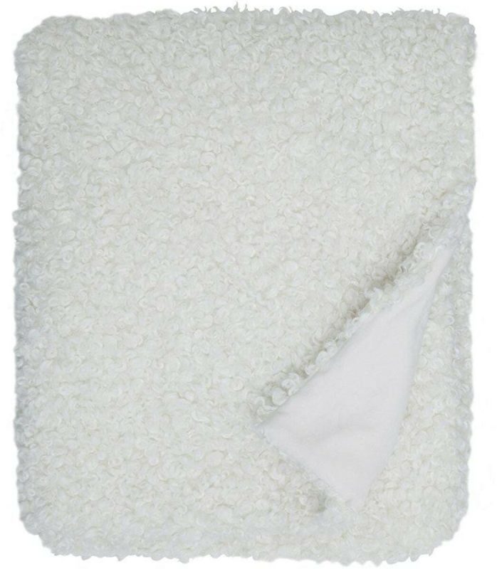 Svanefors Dora torkkupeitto 120x155 cm luonnonvalkoinen