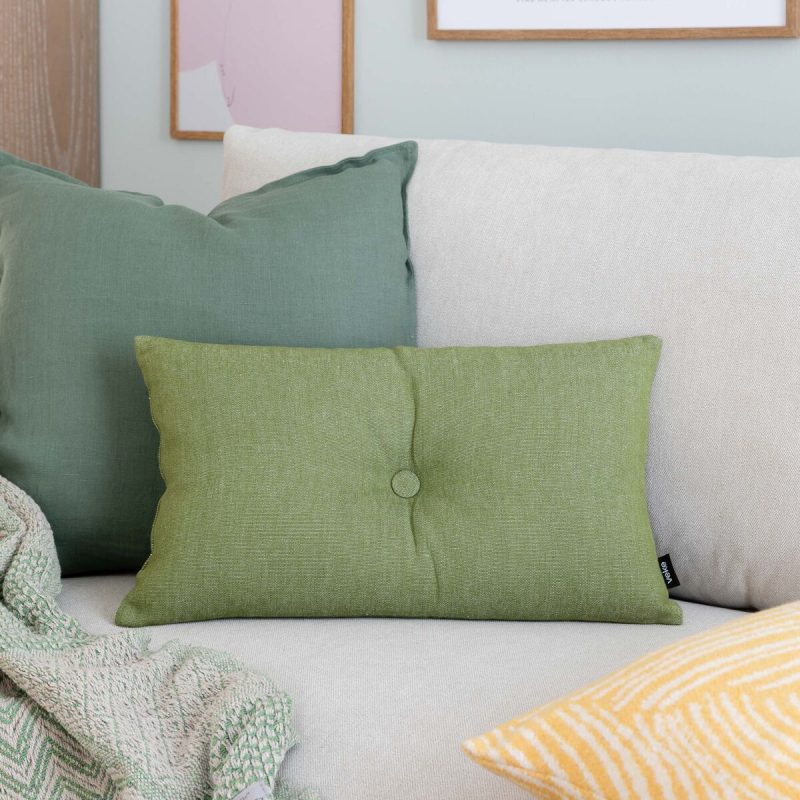 Tiuku koristetyyny 30x50 cm oliivinvihreä