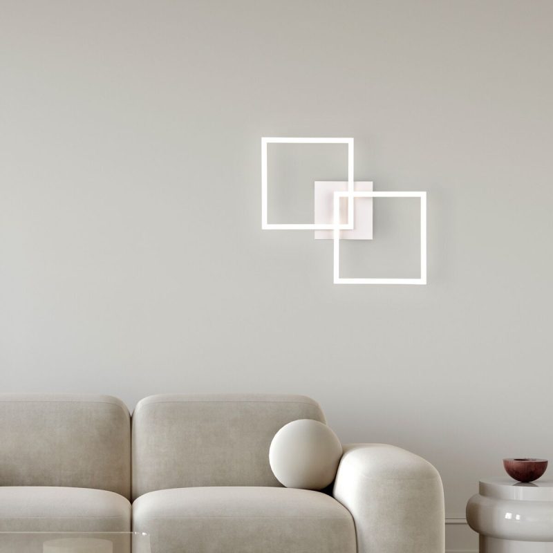 Trio Trail LED-kattovalaisin 2-osainen mattavalkoinen