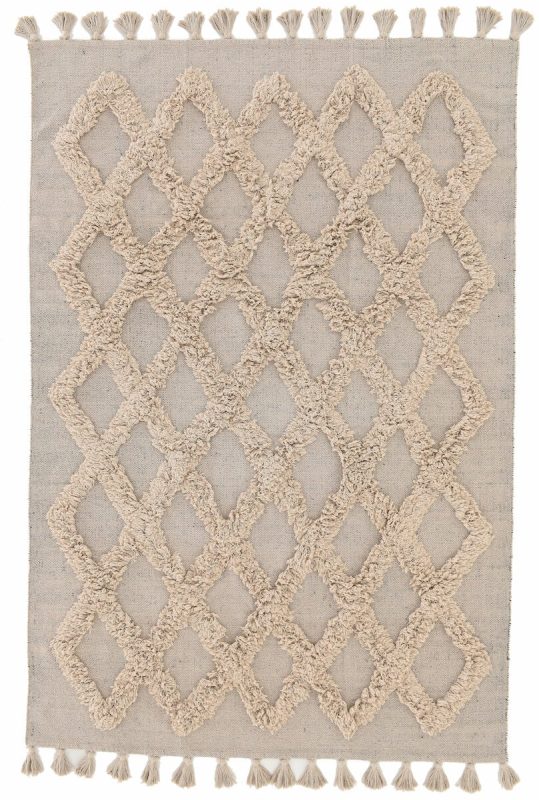 Dyyni puuvillamatto 200x290 cm beige