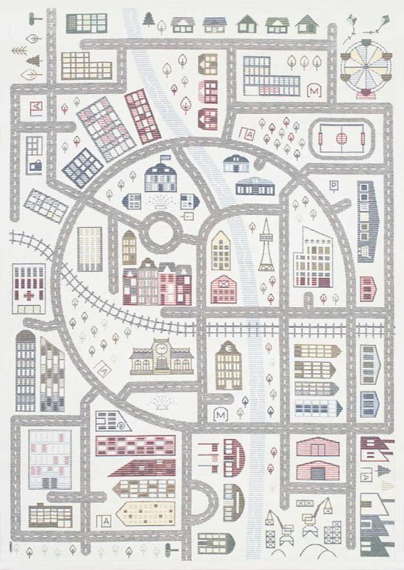 Narma Ülejõe kaksipuolinen puuvillamatto 140x200 cm valkoinen